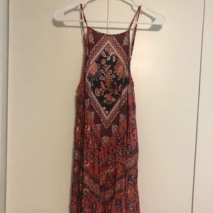 Tank top high neck dress.